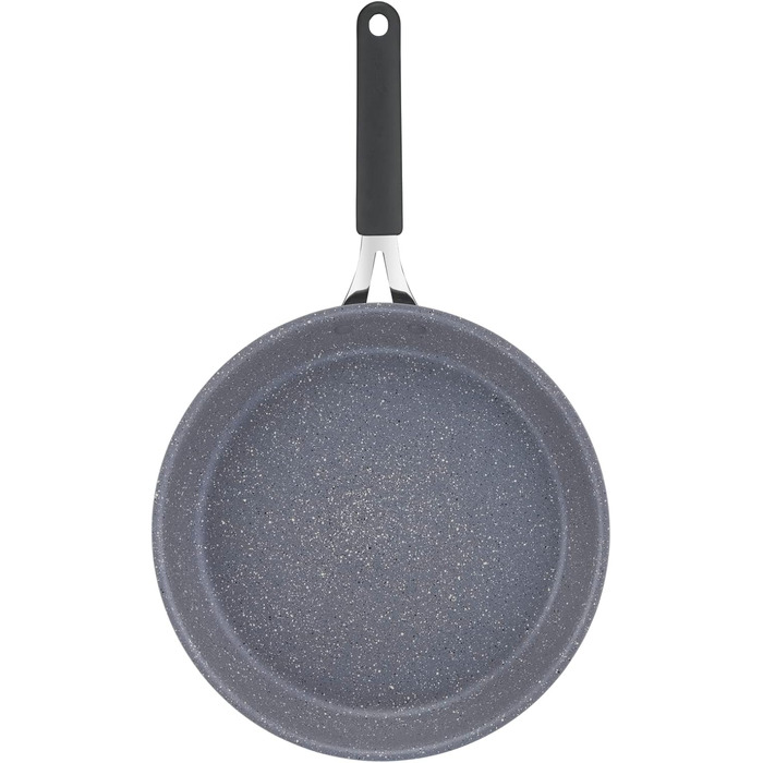 Сковорода Lagostina Tempra Mineral з антипригарним покриттям, діаметр 28 см, ручки з силікону, ефект каменю, для всіх типів плит