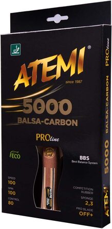 Ракетка для настільного тенісу Atemi 5000 гумова
