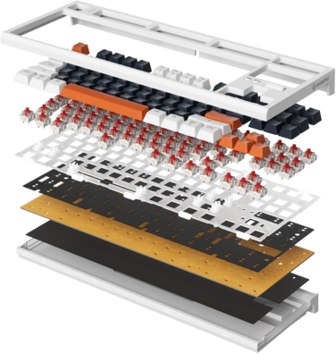 Дротова механічна клавіатура GamePro MK180B (Red) з Hot-Swap RGB Black