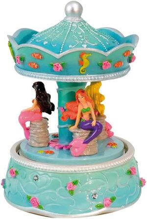 857922 Music Box Mermaids Carousel, 857922 Music Box Mermaids Carousel