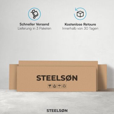 Сарай садовий STEELSØN Novara 192x92x151 см - пластиковий, з вікном, під дерево, темно-сірий, дах двосхилий