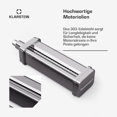 Кухонна машина Klarstein Chiara 1600W з чашею 5л з нержавіючої сталі, 12 швидкостей, LCD-дисплеєм, тиха робота (≤72 dB), набір для випічки, корпус з алюмінію, сірий колір