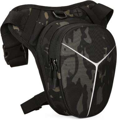 Тактична сумка для ніг Huntvp, Військова сумка для ніг, Спортивна тактична сумка для ніг, армійські сумки для ніг, водонепроникна поясна сумка, сумка для інструментів, сумка для ніг, для чоловіків і жінок, для прогулянок на мотоциклі, для активного відпоч
