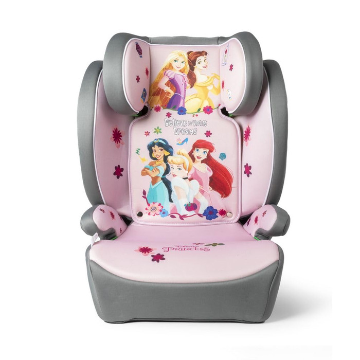 Автокрісло Tataway Disney Princesses i-Size, 15-36 кг (3,5-12 років), рожеве, група 2/3