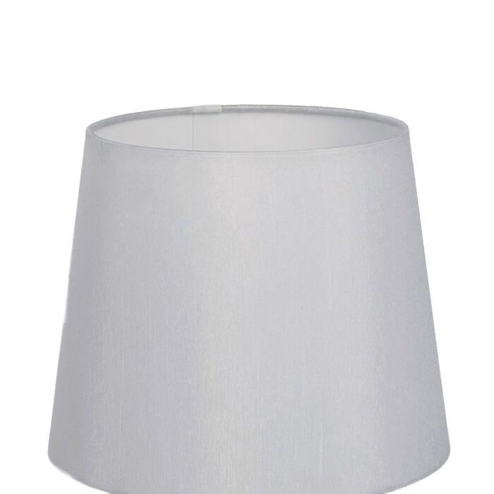 Лампа для столу Relaxdays з кришталевою основою та тканинним абажуром