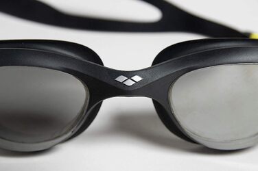 Окуляри для плавання унісекс унісекс the One Mirror плавальні окуляри (сріблясто-чорний-чорний, один розмір підходить всім, комплект з протитуманним спреєм)