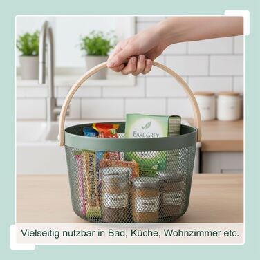 Кошик-органайзер Relaxdays на коліщатках з ручкою