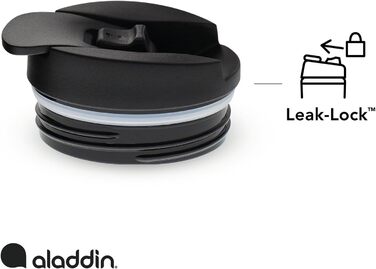 Термокружка Aladdin Barista Java з нержавіючої сталі 0.47L - Leak-Lock, для кави To Go, зберігає тепло 4 години, без BPA, придатна для миття в посудомийній машині (473 мл, Бордовий)