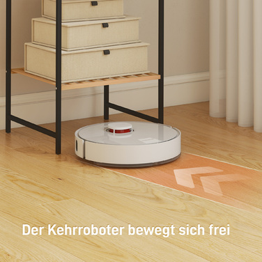 Стильна стелаж Standregal Badregal з бамбука та сталі, з 4 полицями, 4-ярусна книжкова полиця, розміри 36,5 x 33 x 110 см, колір: натуральний