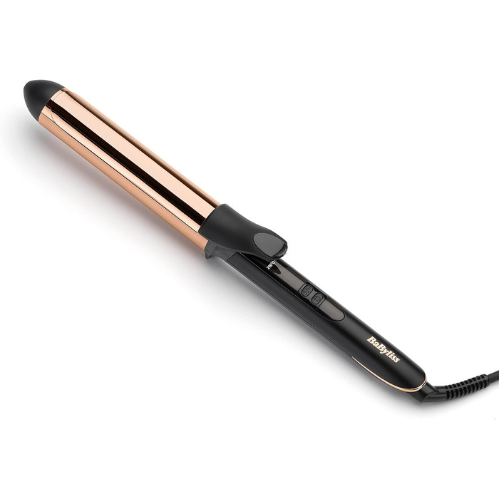 Фен BaByliss Salon Air Brilliance з цифровим двигуном, D665E (Lockenstab32mm плойка з кліпсою)