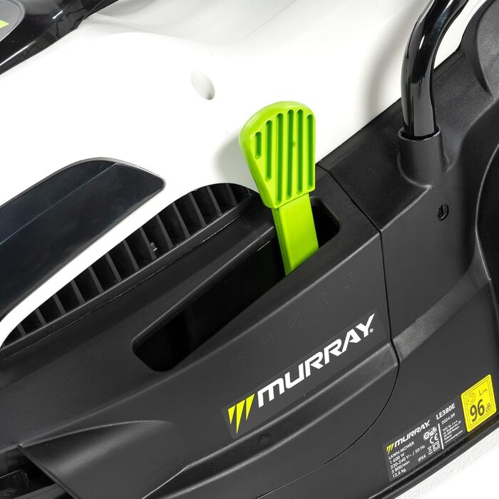 Електричний газонокосарка Murray LE320E 2-в-1: 1200W, ширина косіння 32 см, об'єм травоспіральної коробки 27 л, ергономічна ручка, захист від перевантаження