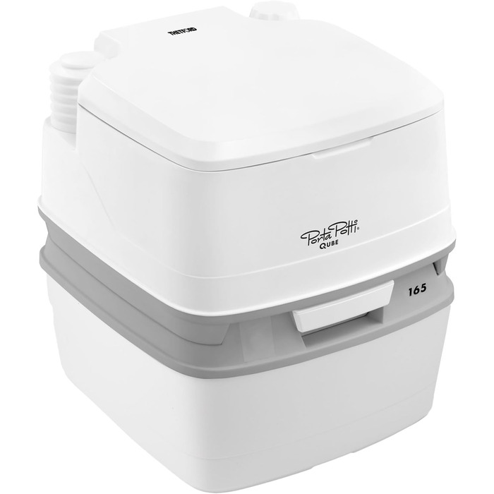 Туалетний портативний Thetford Porta Potti Qube 165 з баком 21 л та природною висотою сидіння