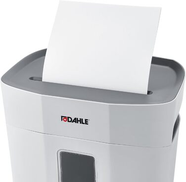 Шредер Dahle PaperSAFE PS 120: 8 листів, P4, частинковий різання, без масла, сірий
