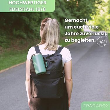 Термокружка 'Neri' 600мл з нержавіючої сталі, з подвійними стінками, вакуумна ізоляція, для кави з собою, BPA Free, миється в посудомийній машині (Турквіс)