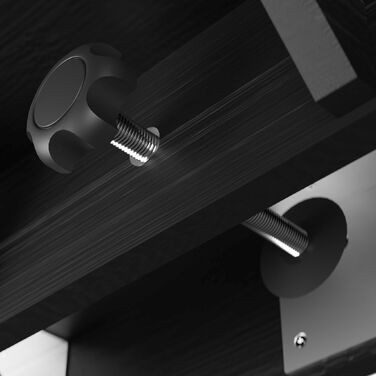 Набір з двох приліжкових столиків Relaxdays з бамбука з кріпленням