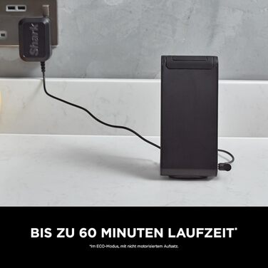 Пилосос акумуляторний Shark Stratos IZ400EUTBK безмішковий, для шерсті тварин, алергіків, килимів та твердих підлог, з автонабором та гнучкою трубою, сіро-рожевозолотий