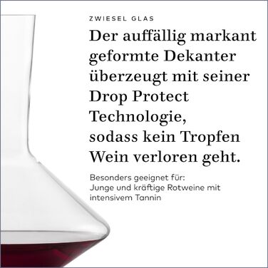 Келих для чистого білого вина (набір з 2 штук), елегантні келихи для білого вина, келихи з тританового кришталю, які можна мити в посудомийній машині, виготовлені в Німеччині (посилання No 122314) (графин з червоним вином)