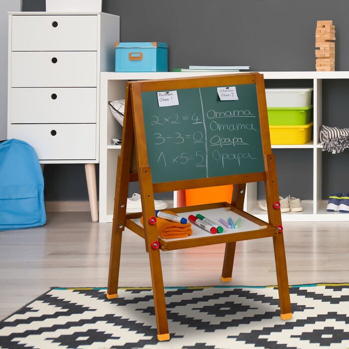 Дитячий столик Relaxdays з дощечкою для малювання