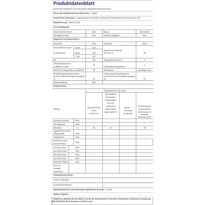 Міні-холодильник для напоїв °CUBES Original Red (48л) зі скляноюю дверцятою, енергоефективний та безшумний, для офісу, геймінгу та вечірок