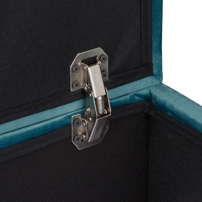 Relaxdays М'який пуф з місцем для зберігання