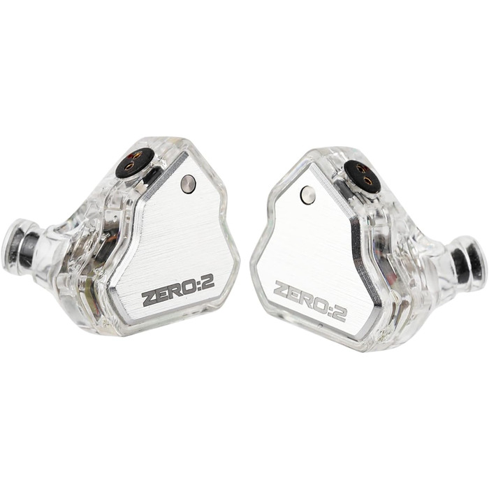 Гц x Crinacle Zero 2 IEM, 10 мм драйвер, дротовий, ігровий, кабель OFC (сріблястий), 7