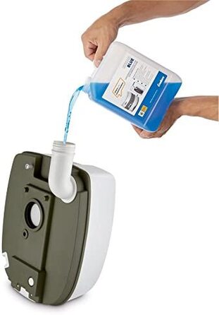 Туалет хімічний портативний MH-Online Deluxe з зручною висотою сидіння та знімним баком 17 л