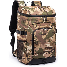 Рюкзак-холодильник Laripwit на 54 банки, 32л, камуфляж - ідеальний для пікніків, походів та кемпінгу