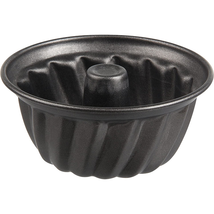 Бундштук Ø 10 см SPECIAL - MINI, невелика форма для випікання з листової сталі, форма для торта з антипригарним покриттям (чорна), 7686