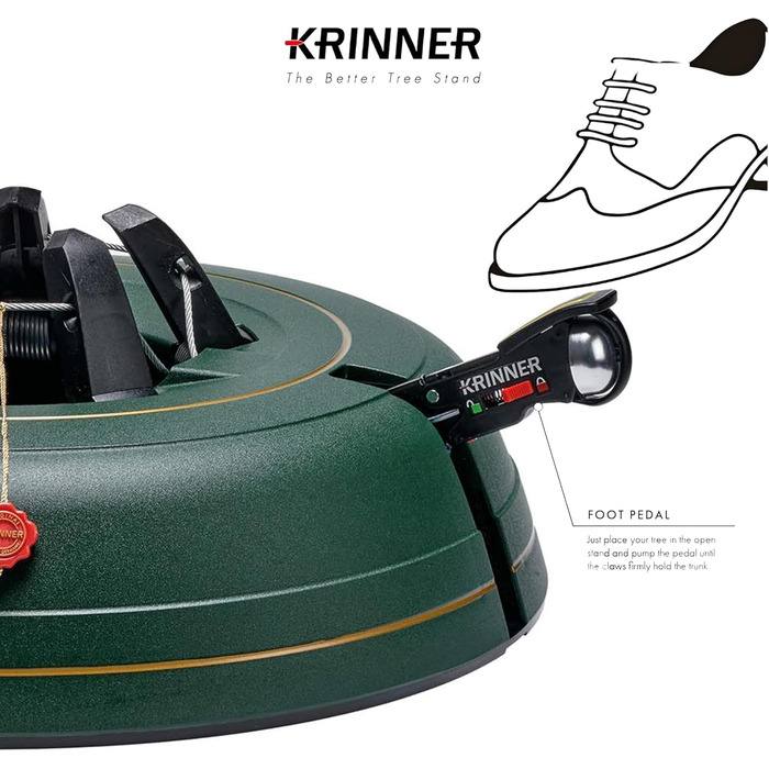 Підставка для ялинки Krinner Tree Genie XXL Deluxe, зелена