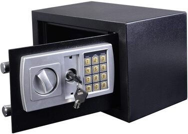 Сейф з ключем і цифровою клавіатурою, 4,6 л High Security Safe, водонепроникний, для дому/офісу/готелю