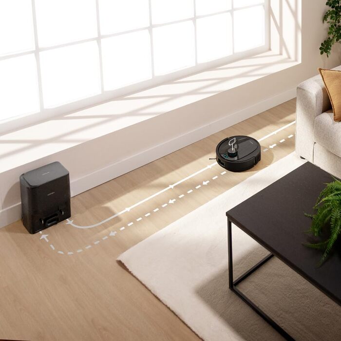 Робот-пилосос та робот-мийник Cecotec Conga Y80 з ШІ та керуванням через додаток. Потужність всмоктування 20000Pa, штучний інтелект, силіконова щітка Anti-Tangle, обертові мікрофібри, автономність до 220 м²