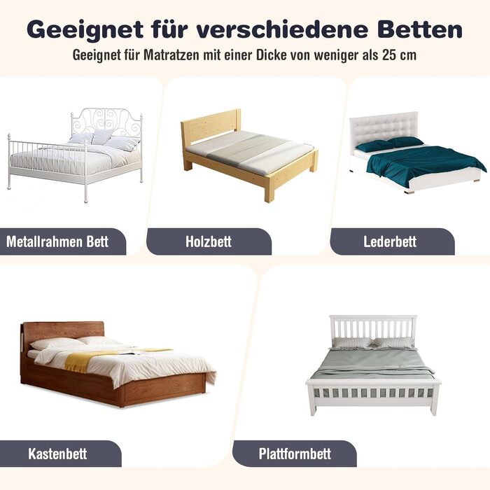 Бортик для ліжка COSTWAY складаний, захисний бар'єр для дитячого ліжка та ліжка для батьків (105x42 см, темно-сірий) з регульованими ременями та швидким складанням