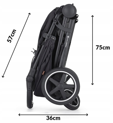 Дитячий прогулянковий візок Petite&Mars Royal 3 BLACK Mature Olive