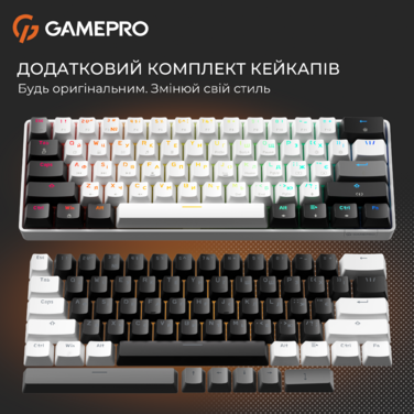 Механічна клавіатура GamePro Genesis Infinity  (MK130BW)  outemu swithes