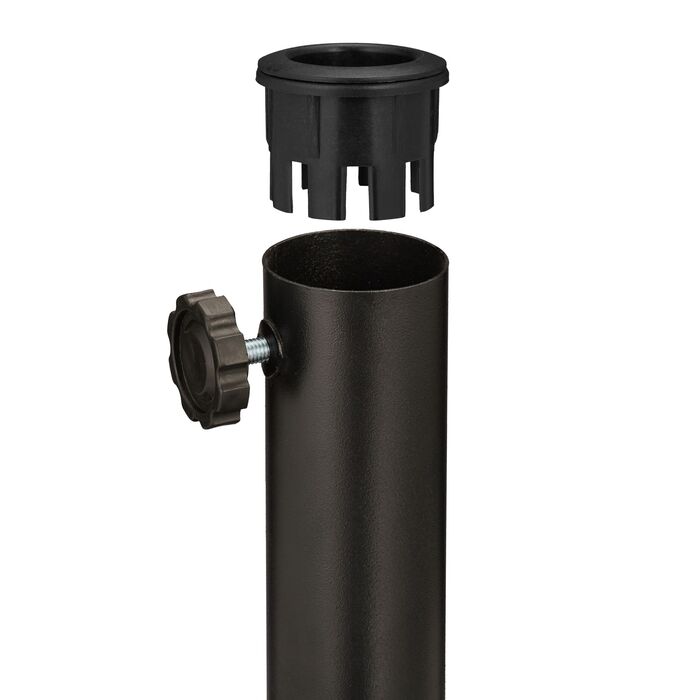 Підставка для парасольки Relaxdays чорного кольору