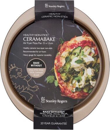 Форма для випічки Stanley Rogers Ceramabake з антипригарним покриттям, 20x7 см - без PFAS, PTFE, PFOS, PFOA, кадмію та свинцю