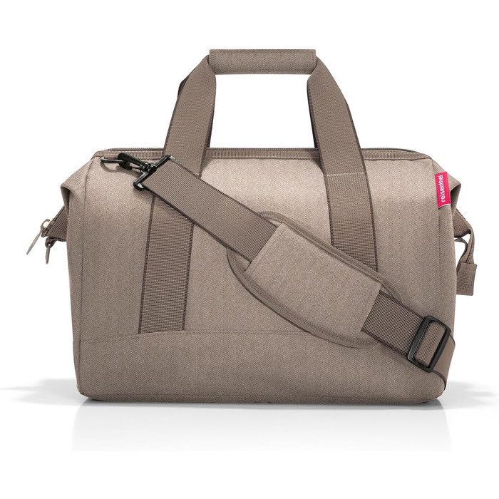 Сумка-органайзер Reisenthel Allrounder M – універсальна модель для подорожей, роботи та відпочинку, стильний дизайн, Herringbone Mokka