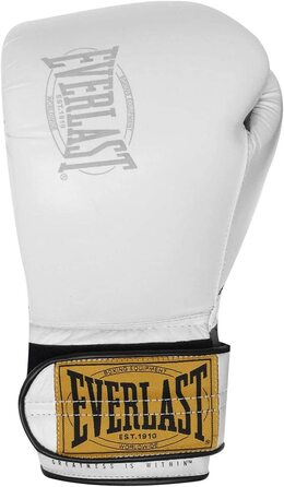 Боксерські рукавички 1910 Everlast 16 унцій білі