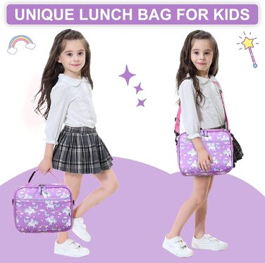 Дитяча сумка - тоут для ланчу, сумка-холодильник з ізоляцією для хлопчиків і дівчаток, сумка-тоут для дитячого садка, сумка-тоут для ланчу