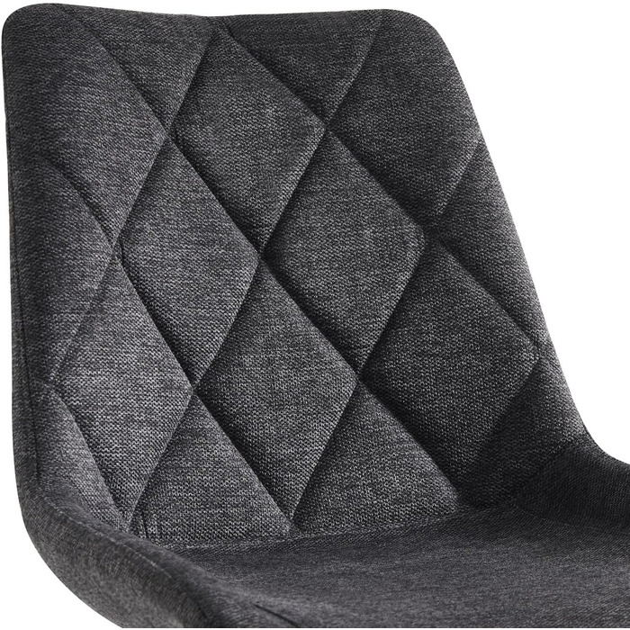 Стілець для їдальні B&D Home Tania (2 шт.) - оббивка Merlot, дизайн в стилі Skandi, для кухні, офісу, вітальні