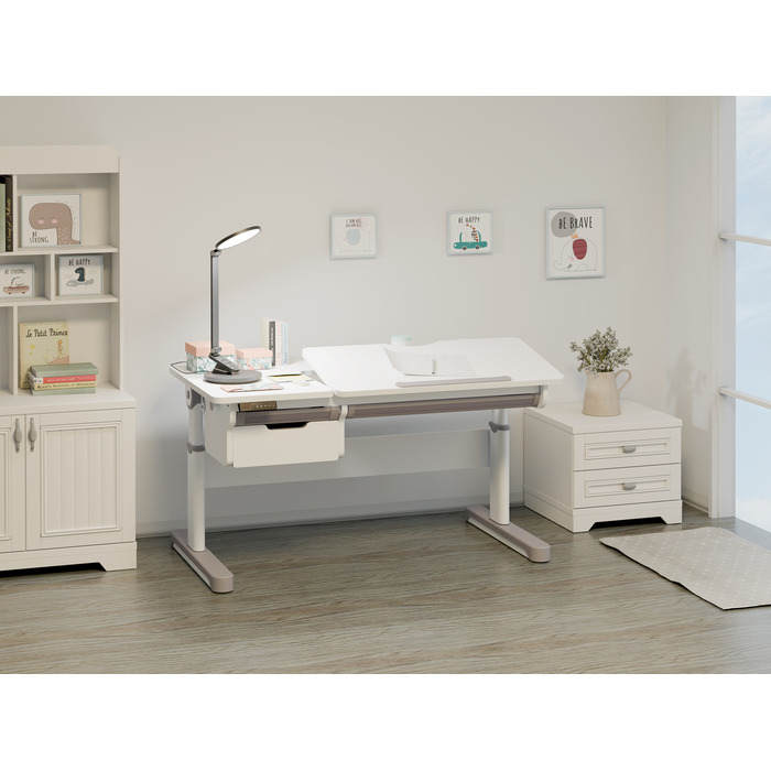 Дитячий стіл Mealux Milton Electro lite Grey (арт. BD-730 WG lite)