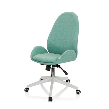 Офісне крісло AVEA I з тканини кольору аква