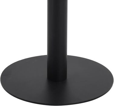 Барний стіл для 2 осіб VidaXL, 60x60 см, MDF, темно-коричневий та чорний