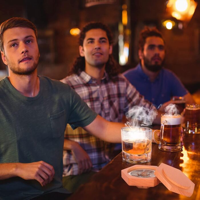 Подарунковий набір для віскі Bourbon: копчення, ліхтарик – ідеальний подарунок для чоловіків, тат, дідусів на День народження, ювілей