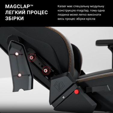 Крісло ігрове Anda Seat Kaiser 3 Black Size XL