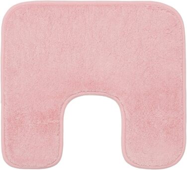 Килимок для ванної Gzze RIO, нековзний, 100 мікрофібра, килимок для туалету, 50x45 см - античний рожевий