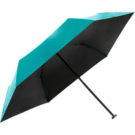 Кишенькова парасолька-парасолька (бірюзовий з чорним покриттям), 050 Ultra Light Slim Manual -