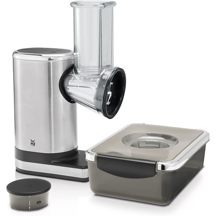 Електричний салатник WMF Küchenminis для приготування салатів, набір з 5 насадок, включаючи контейнер для салатів