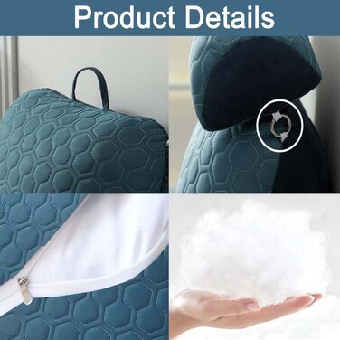 Підлогове крісло-мішок Kongdson для читання, рожеве: м'яке велике крісло з підлокітниками, портативна спинка, знімний підголівник для читання, відпочинку, перегляду телевізора, ігор, з можливістю прання