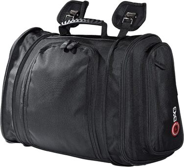 Мотоциклетна сумка Хвостова сумка 05 Багаж для мотоцикла для сидіння/багажної полиці 14-20 літрів Місце для зберігання Легке завантаження/розвантаження, в т.ч. дощовик чорний